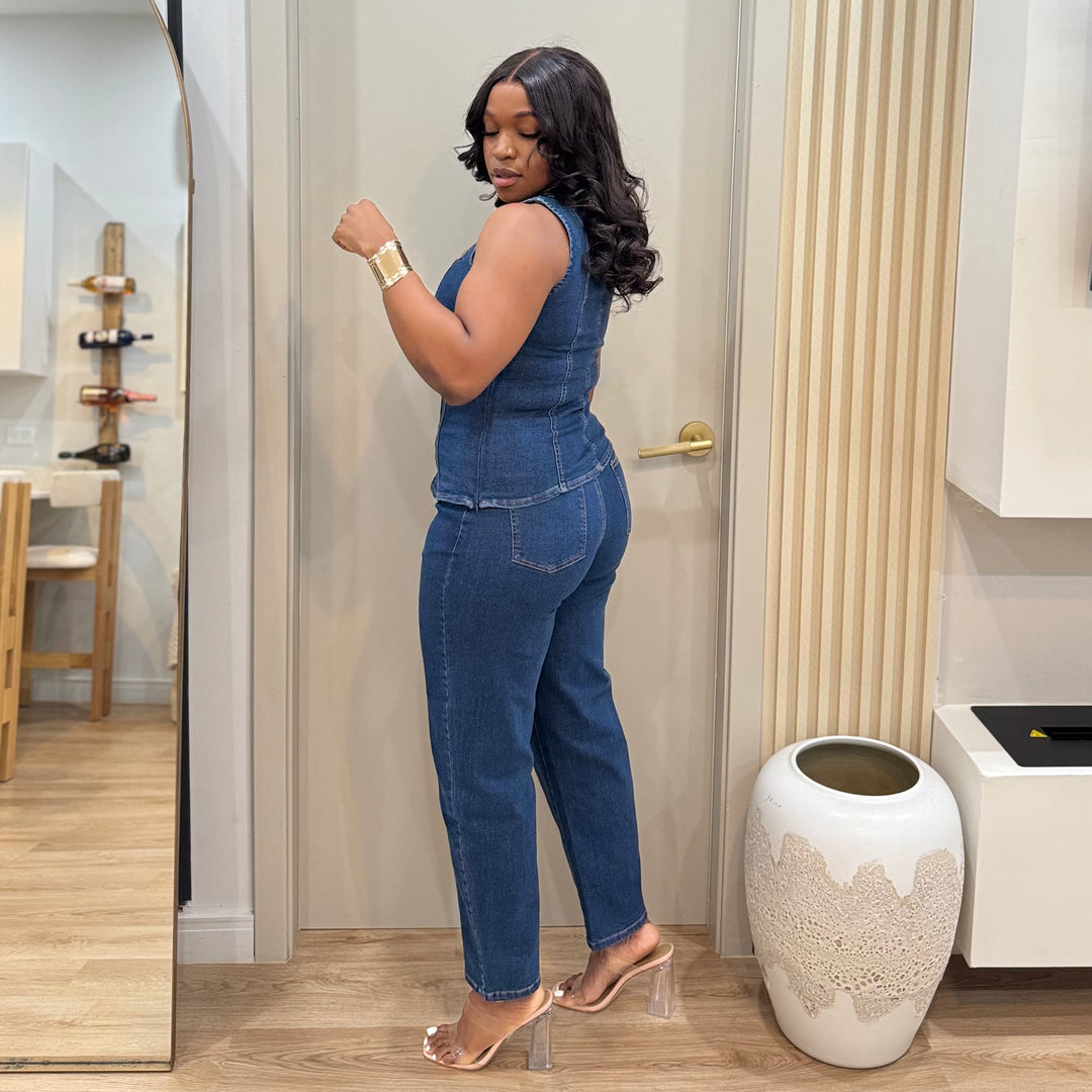First Class denim set