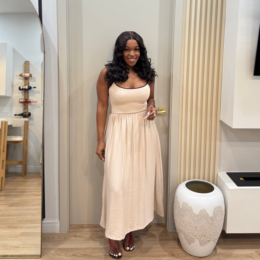 Honey pot midi dress