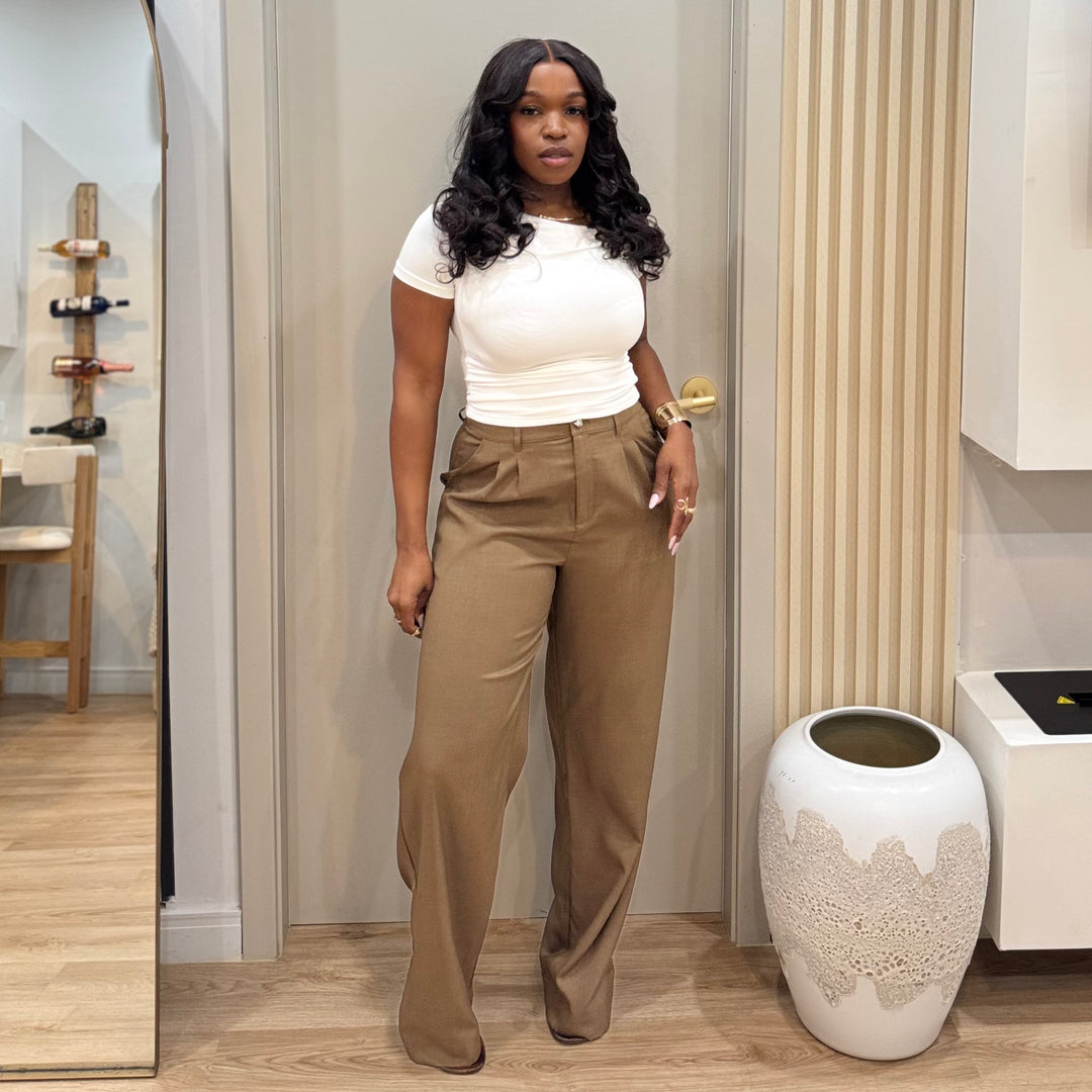 Ms Chic woven slacks