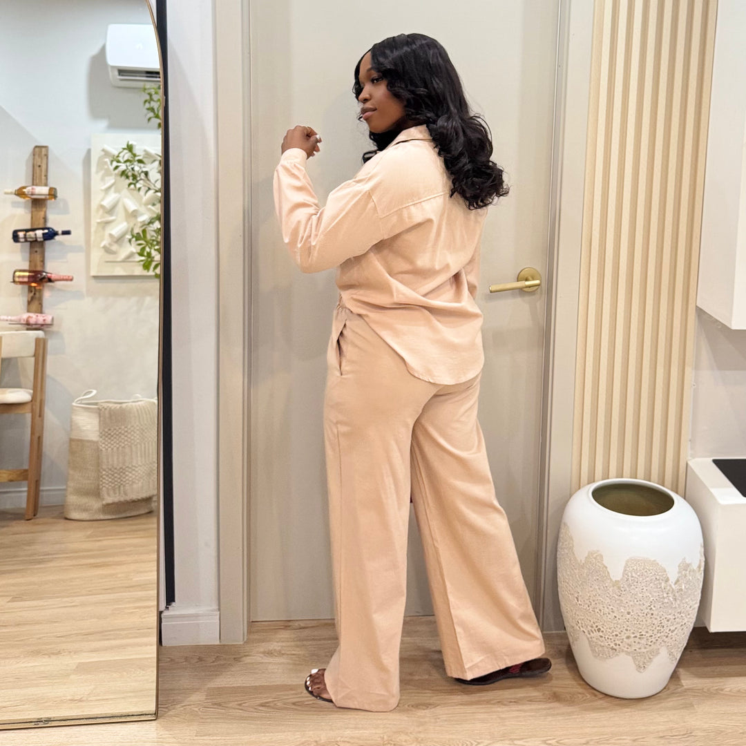 Vista linen pants set